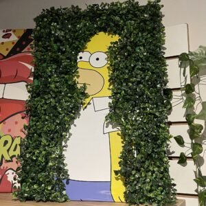 Cuadro en bastidor - Homero Simpsons arbusto